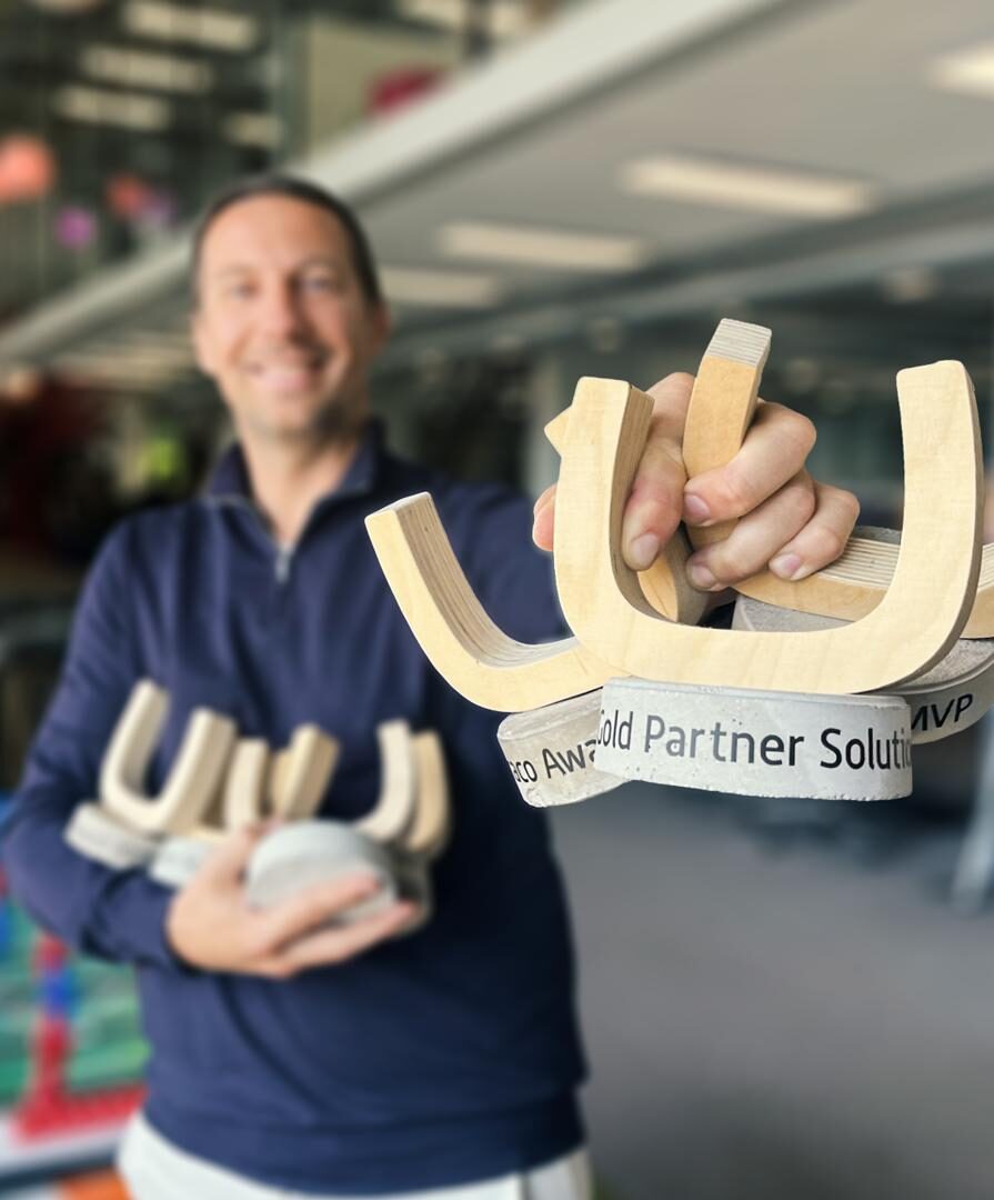 Collega met Umbraco Awards en Gold Partner Solution award